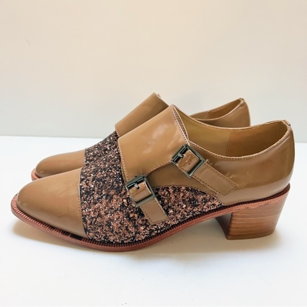 💋Anthropologie Vanessa Tao glittery shoes. Size 39 or size 8 - Picture 2 of 7